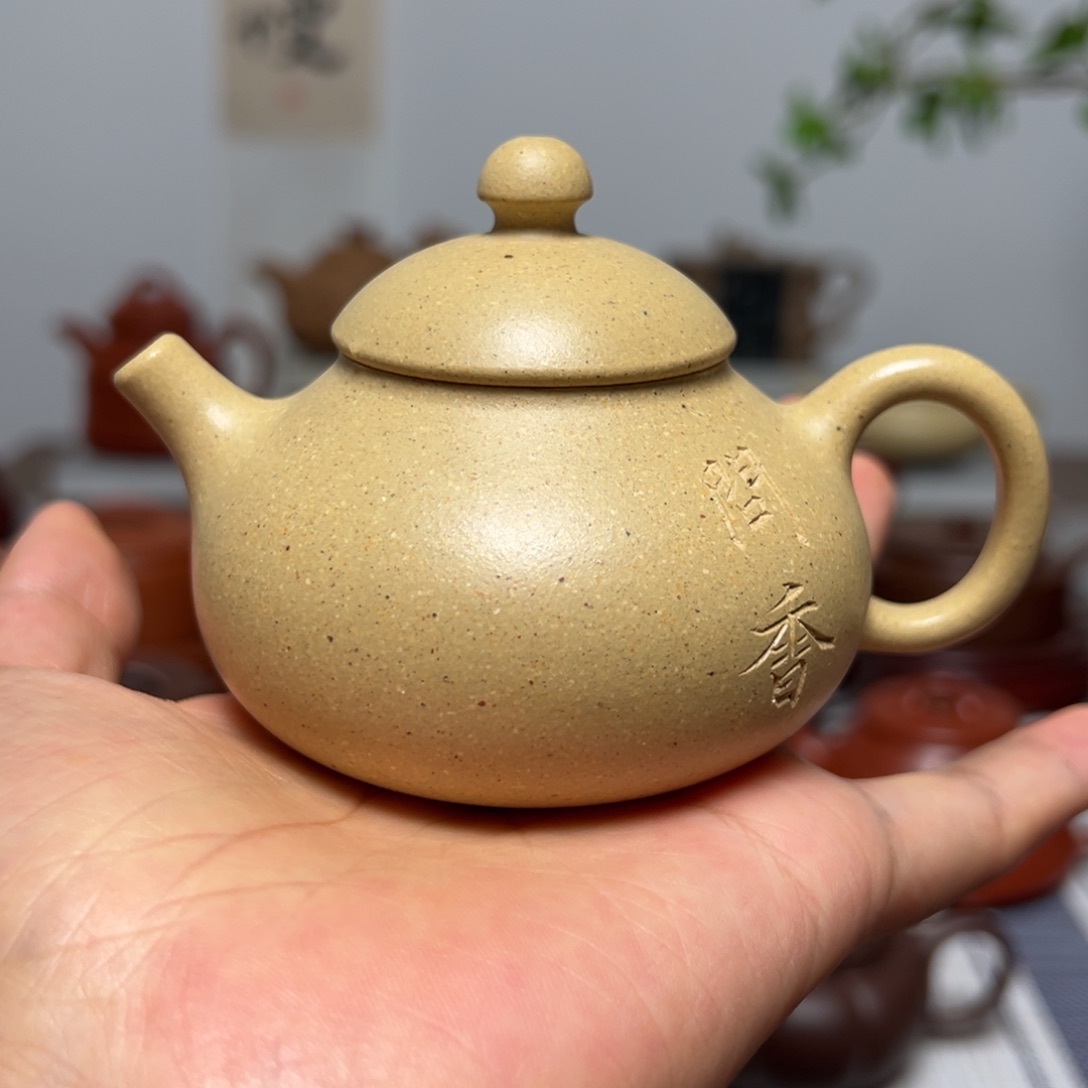 茶壶紫砂110cc 本山绿泥料