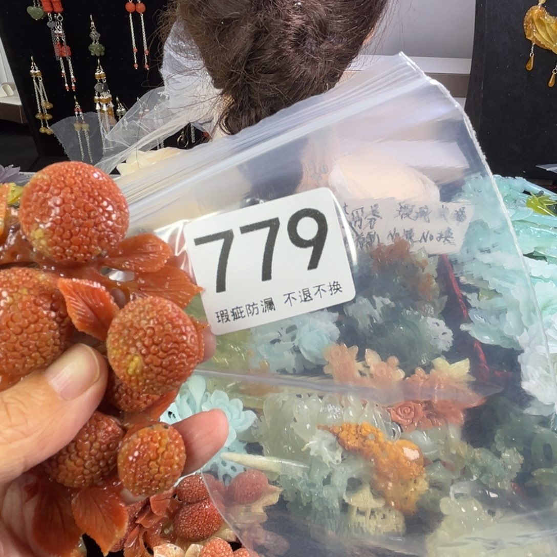 未镶嵌岫玉发饰西****馆