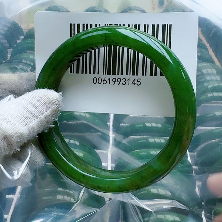 和田玉（碧玉）手镯未镶嵌59