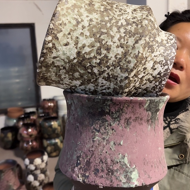 瑕疵高21口20花盆