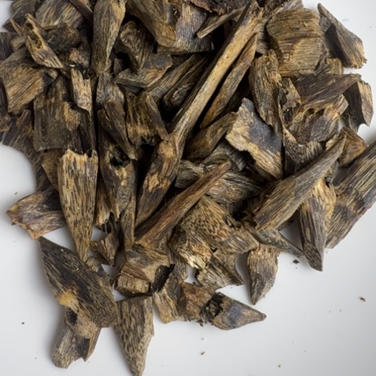 摆件沉香沉香乌身圆叶老料高油棋韵味十足