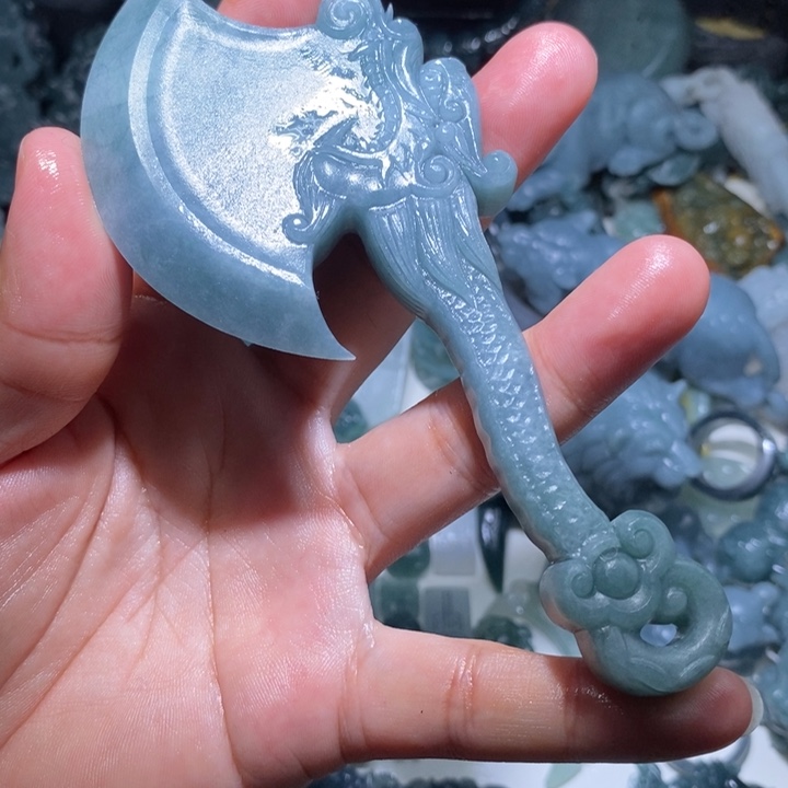 定制翡翠未镶嵌毛