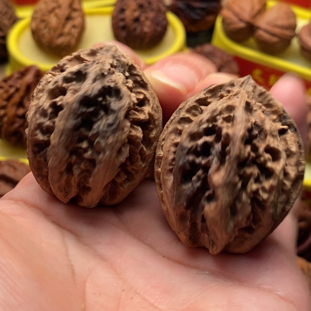 文玩核桃吊坠七彩21