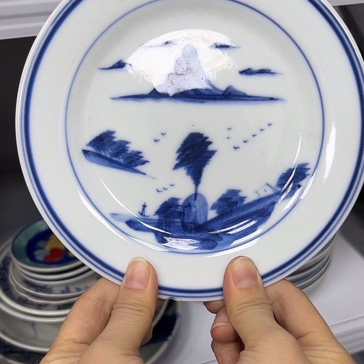 山水盘子0000000000000