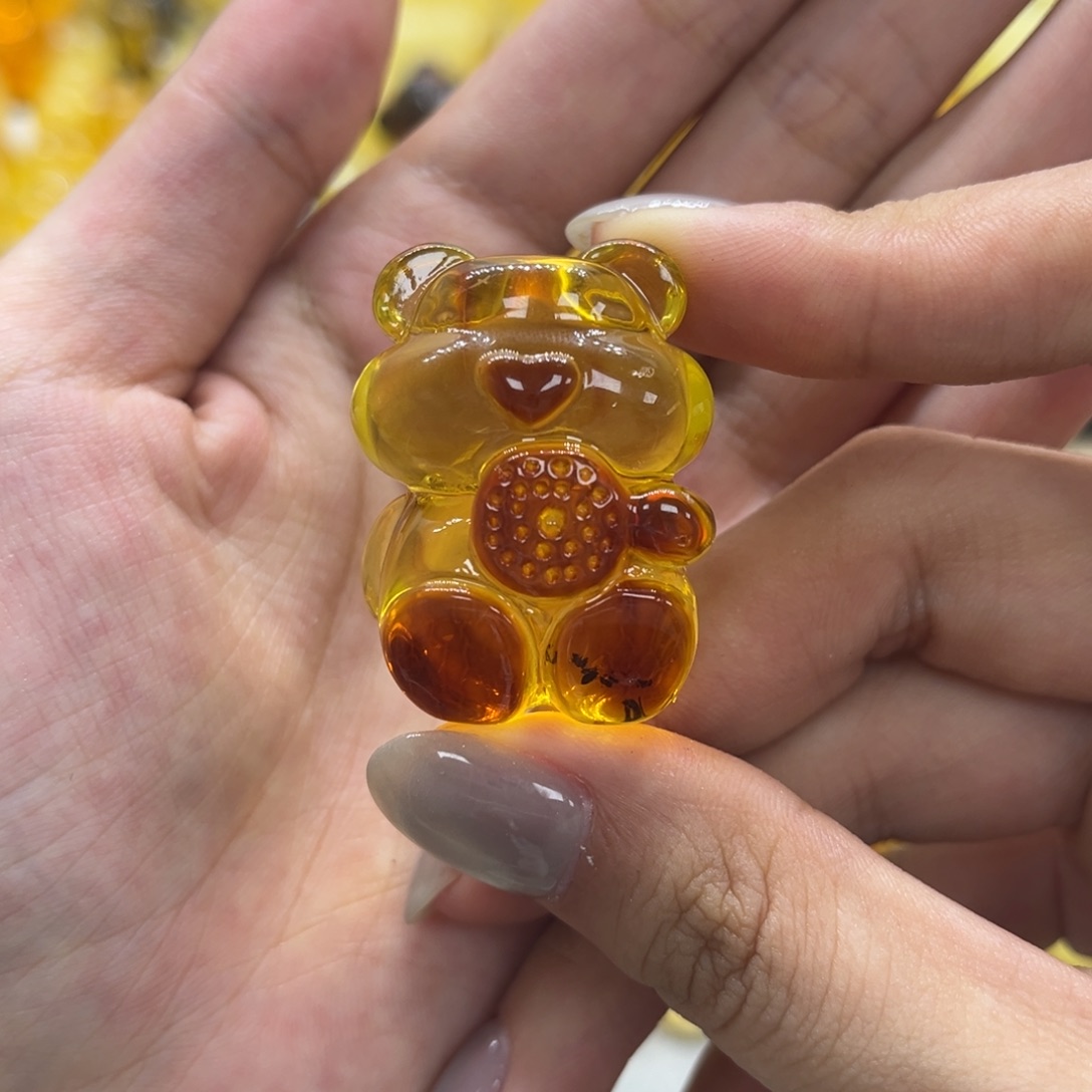琥珀颈饰未镶嵌天然琥珀