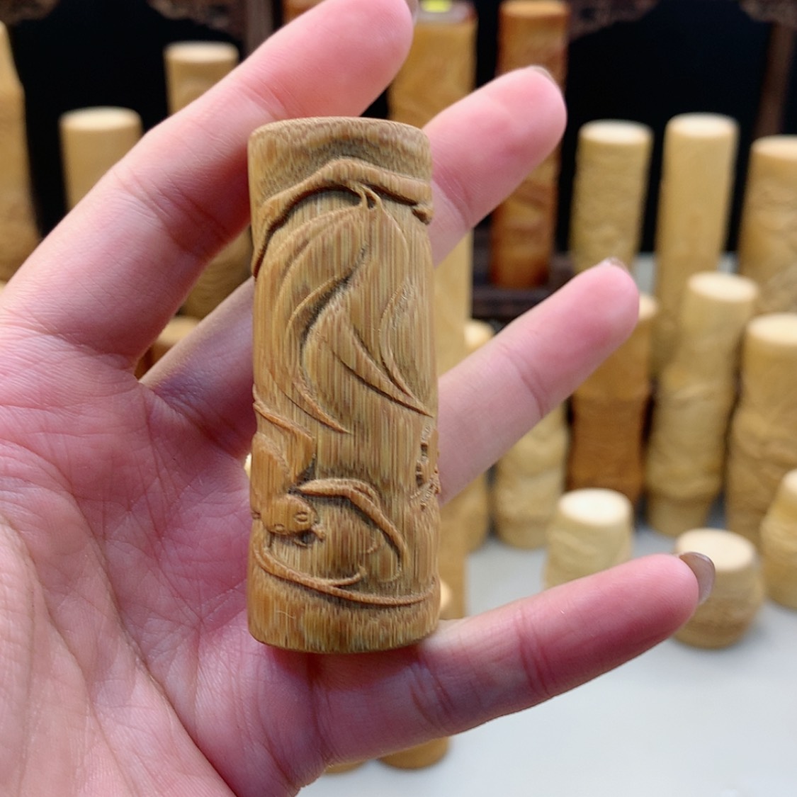 【闪购商品】竹哈**娜实心竹哈哈哈哈哈哈