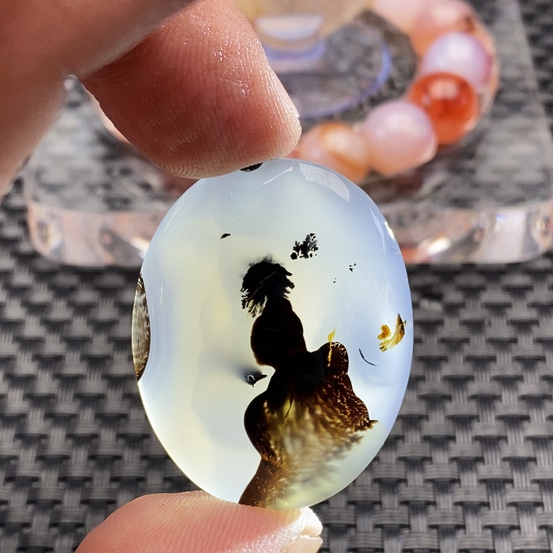 用***3玛瑙/玉髓未镶嵌吊坠(不含链)