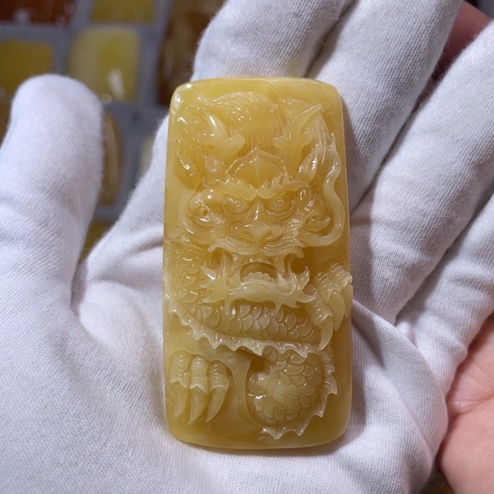 琥珀吊坠(不含链)未镶嵌