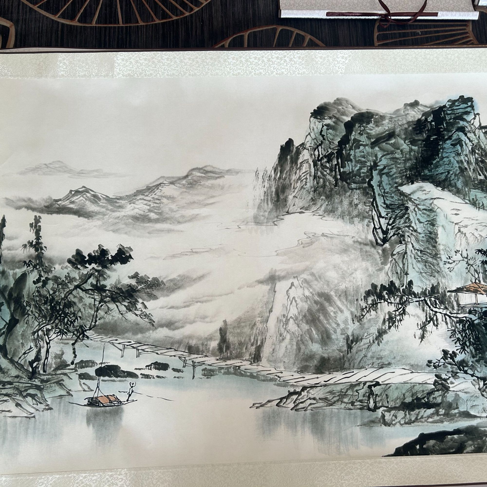 【山居图】205*52 高清复刻 家居软装