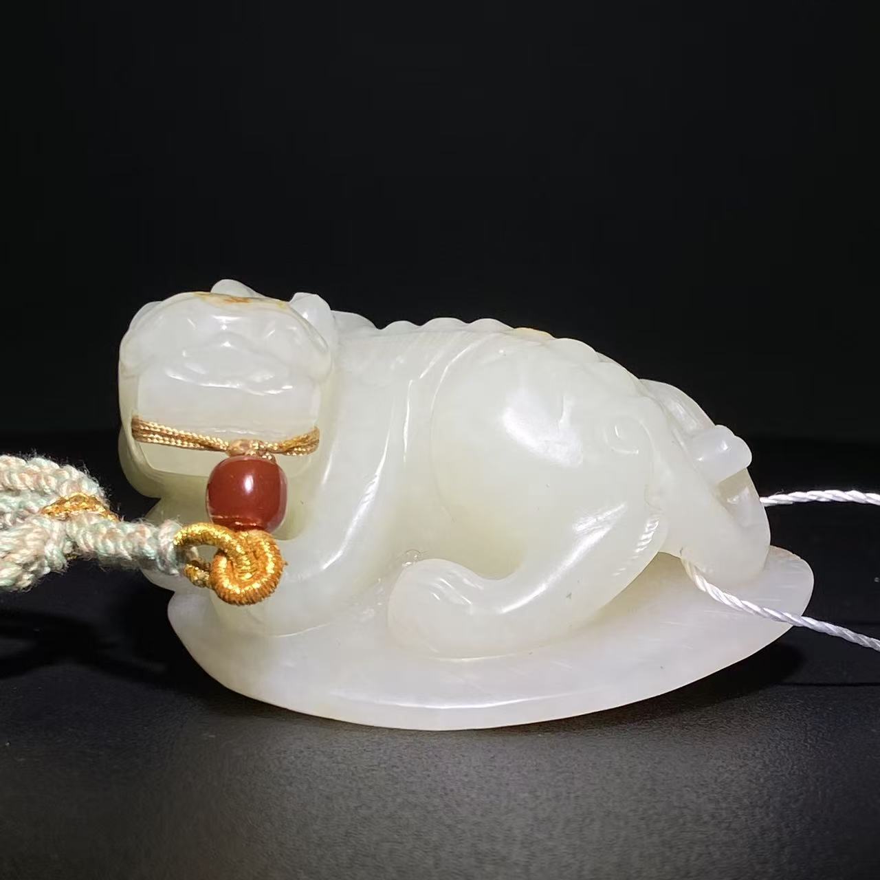 【清代】-和田玉貔貅2511290071