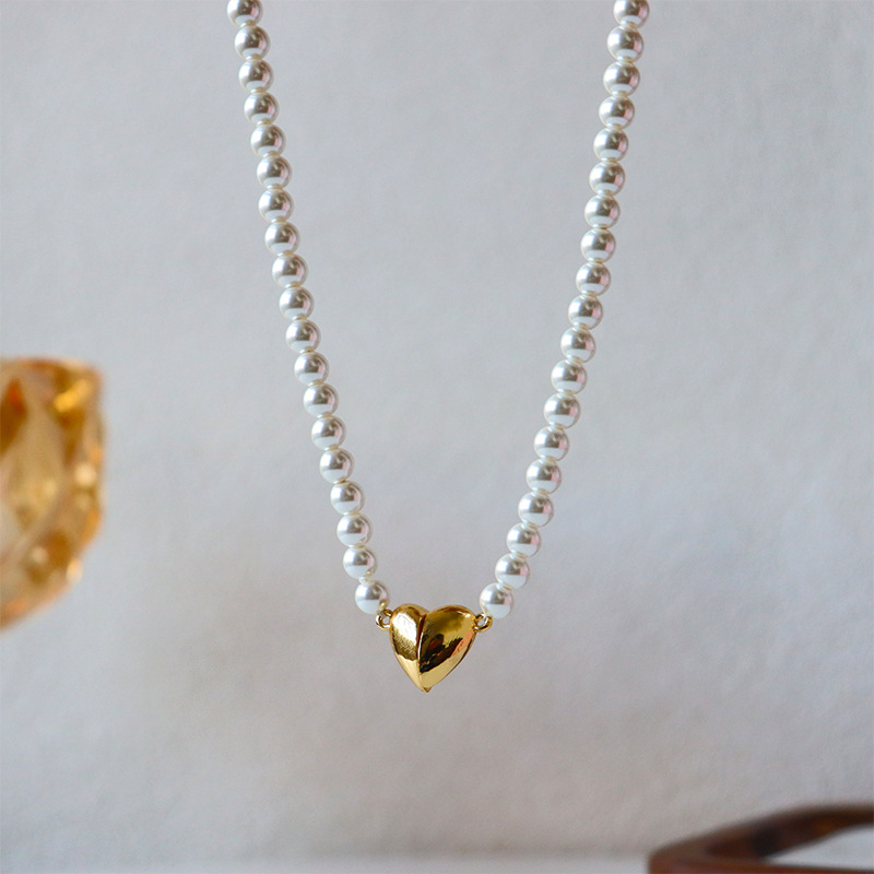 铜合金项链 设计师款时尚金色轻奢项链锁骨链饰品颈链~3290