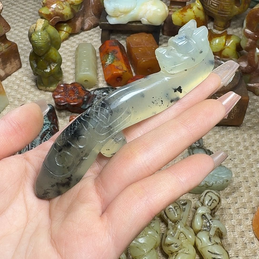 白玉菩提吊坠挂件