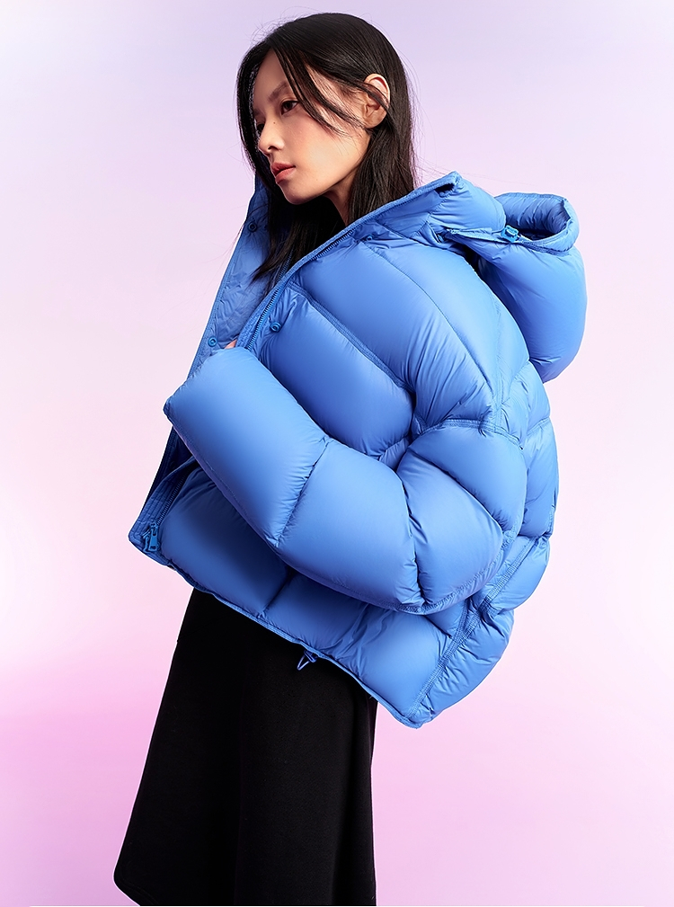 25年秋冬时尚泡芙高充绒宽松厚款