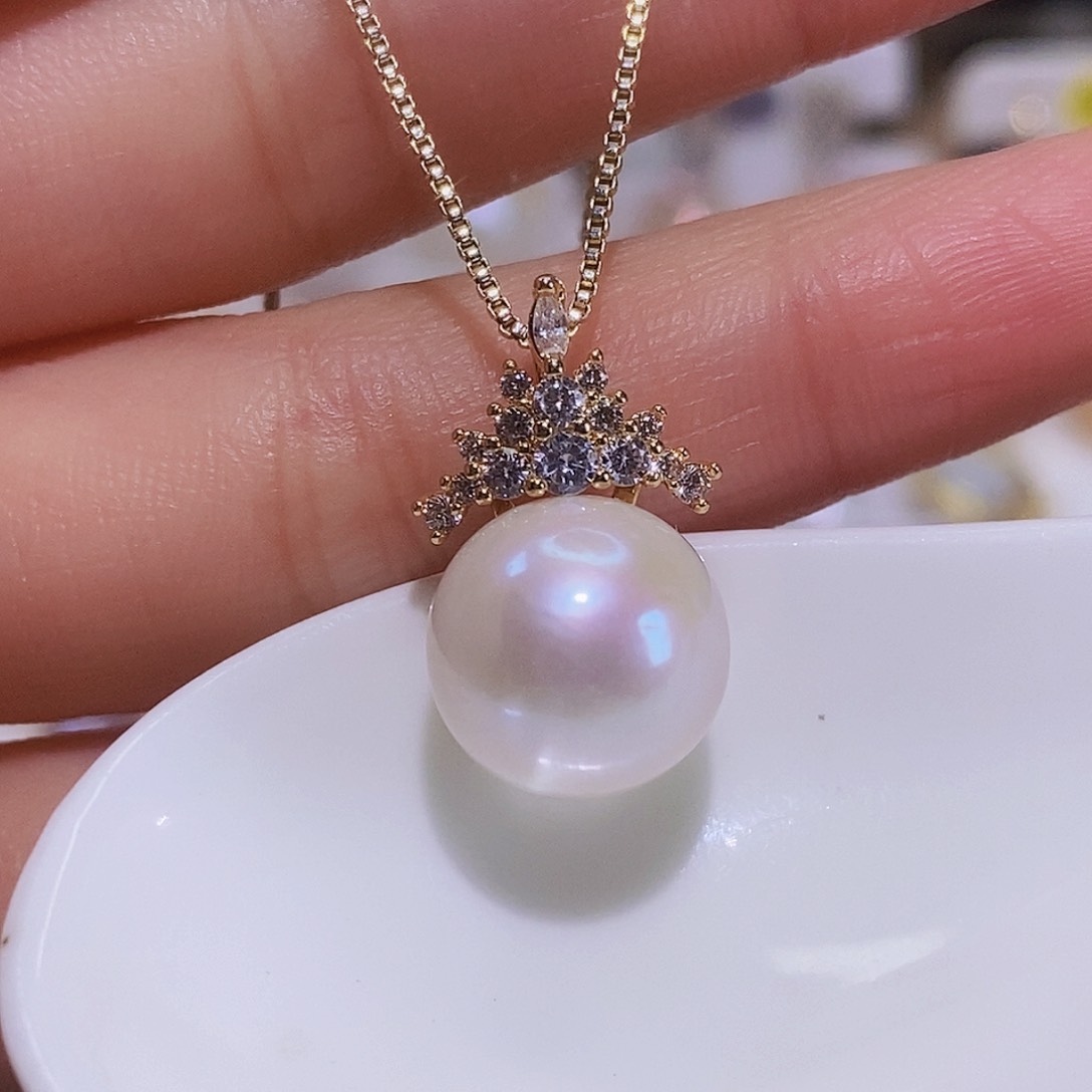 淡水珍珠颈饰合金