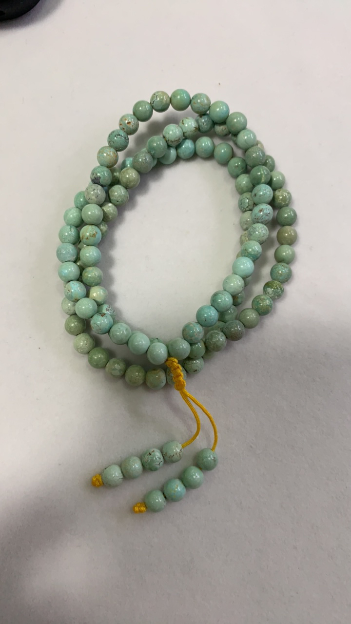 天然原矿绿松石多圈