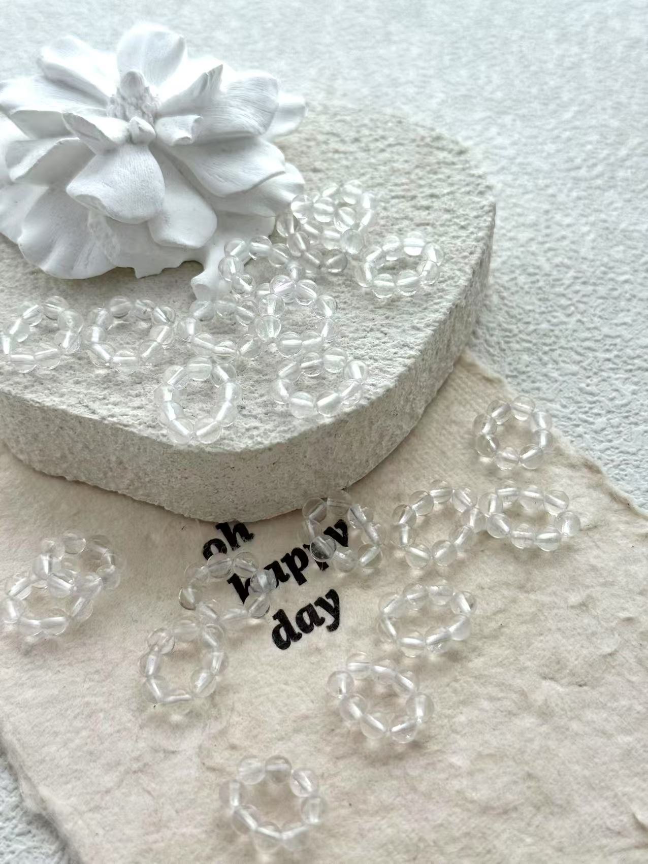 白水晶跑环  BS74