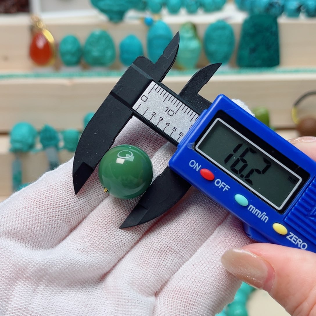 绿松石圆珠未镶嵌