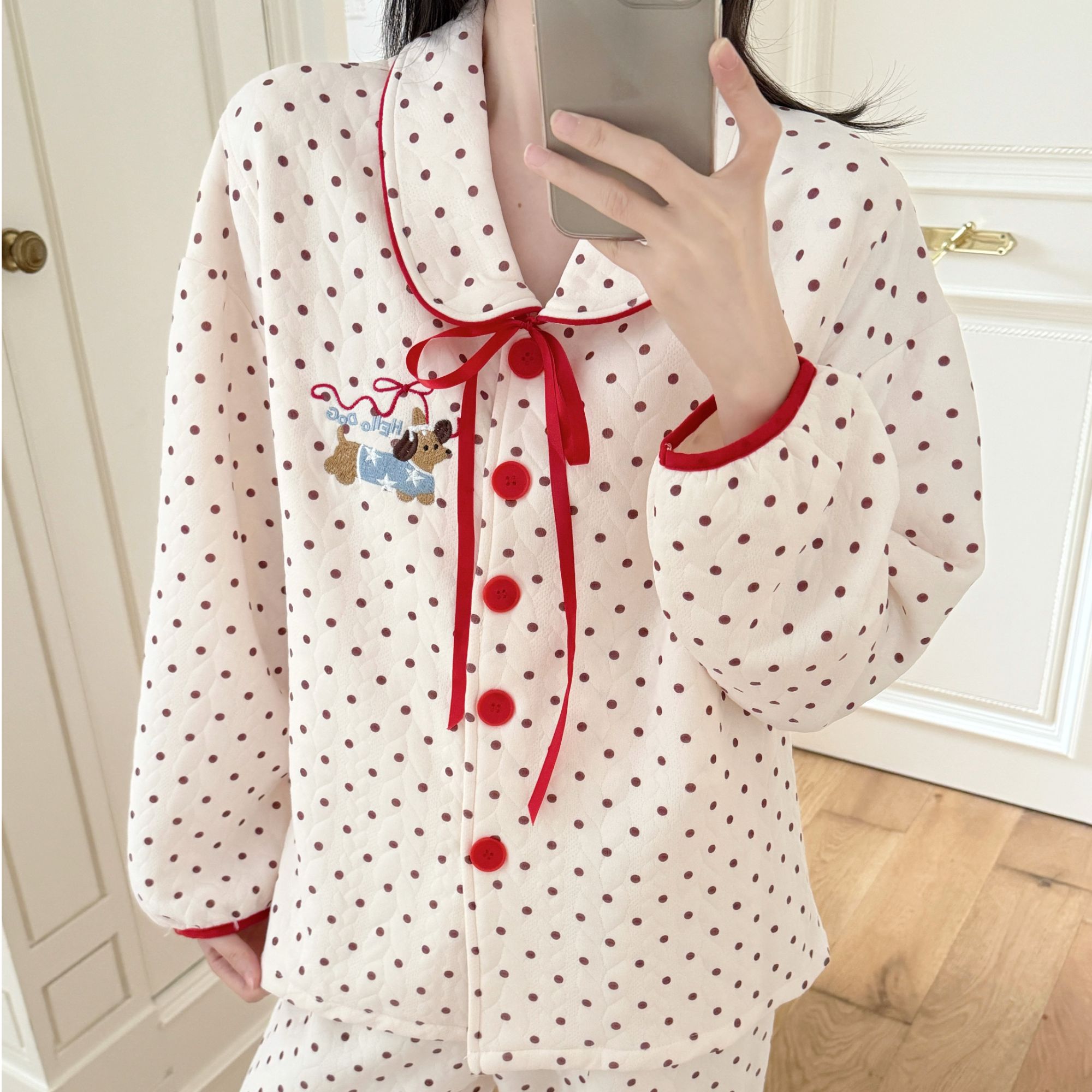 【空气棉】冬季月子服加厚款保暖产后哺乳睡衣空气棉孕妇喂奶家居服