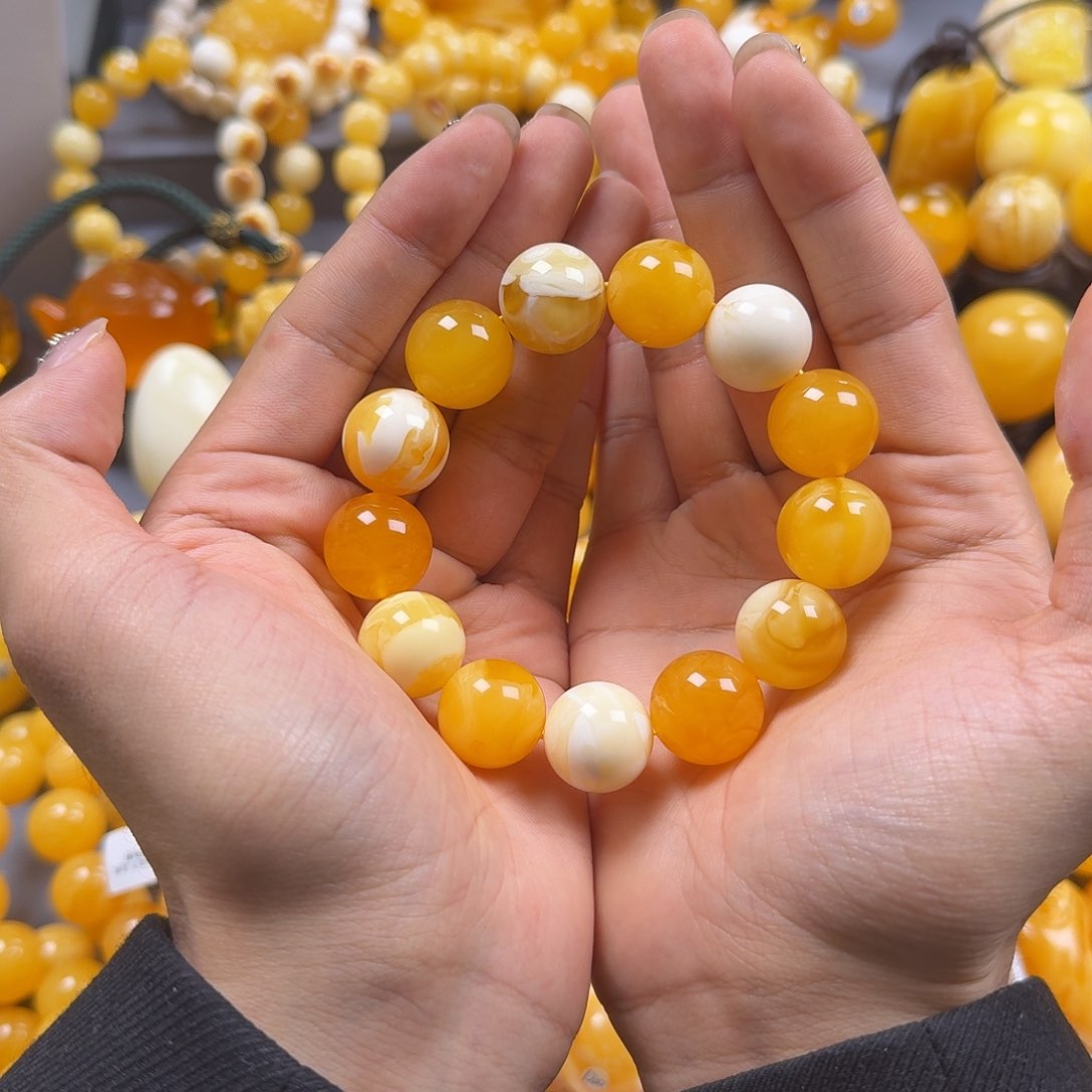 蜜蜡珠宝奇石未镶嵌17mm