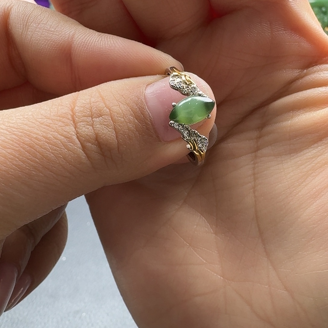 ****-和田玉银S925镶嵌颈饰