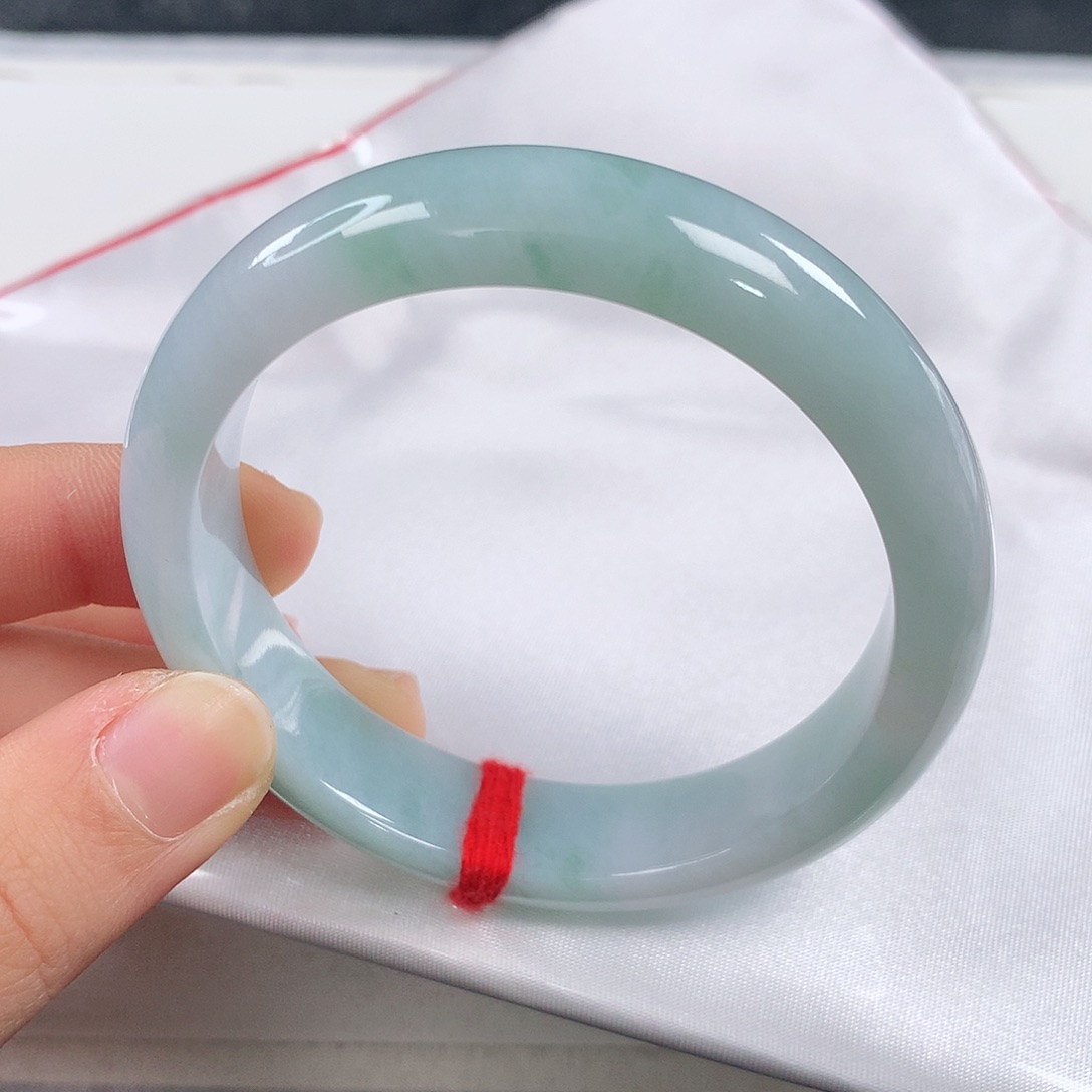 翡翠手镯未镶嵌 正圈⑩⑦