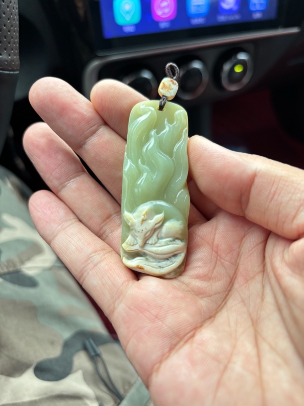 析木河磨玉 椴树林 玉化 白狐