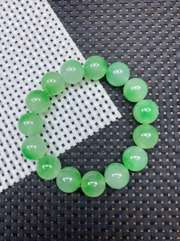 非洲翠独龙14mm手串102