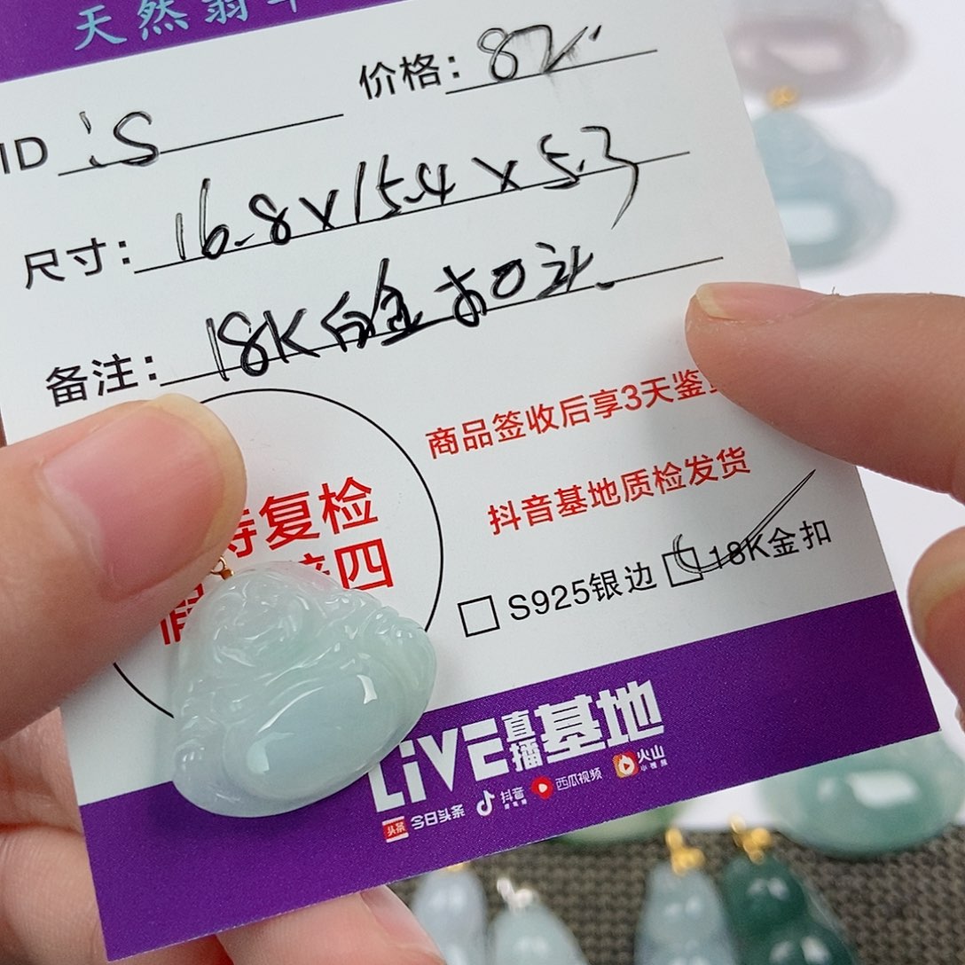 颈饰未镶嵌翡翠i***1翡翠