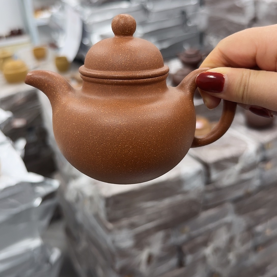 紫砂茶壶黄龙山黄降坡250