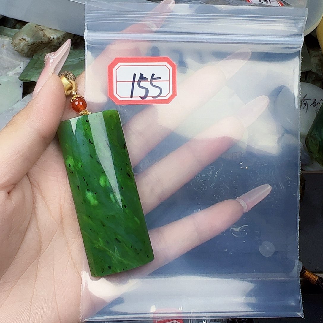 和田玉珠宝半成品未镶嵌阿*