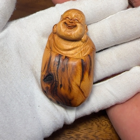 柏木（崖柏）全陈化老料把件