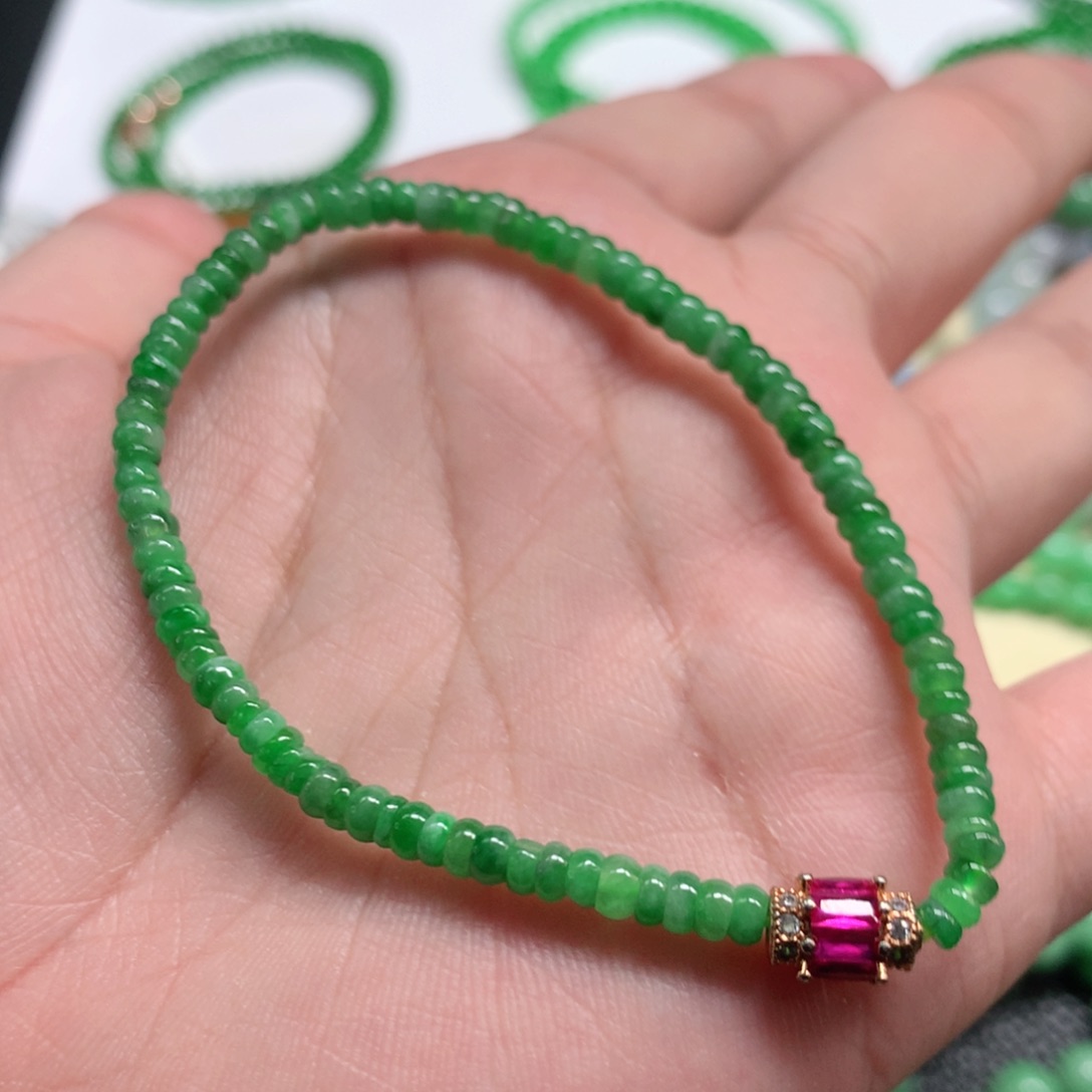 未镶嵌手链翡翠翡翠