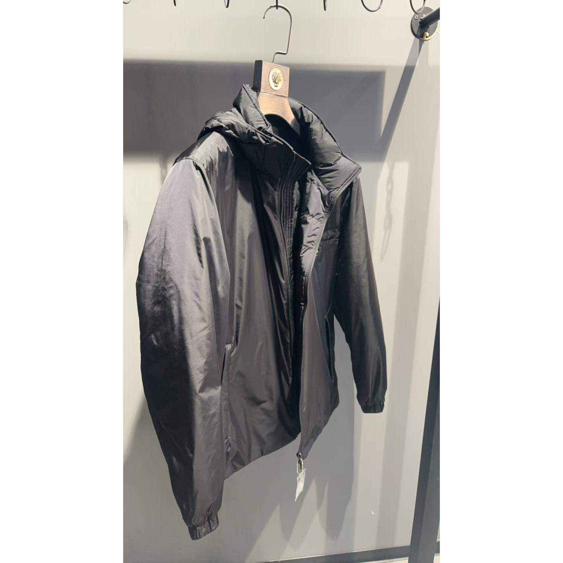 P-冬季上新！ 男式可卸式束绳兜帽外套5022