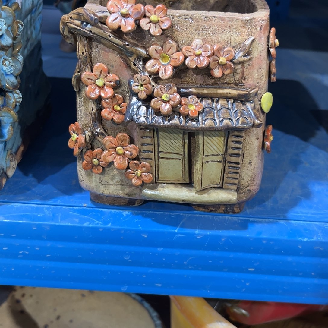 微瑕9 号陶然花器手工花盆