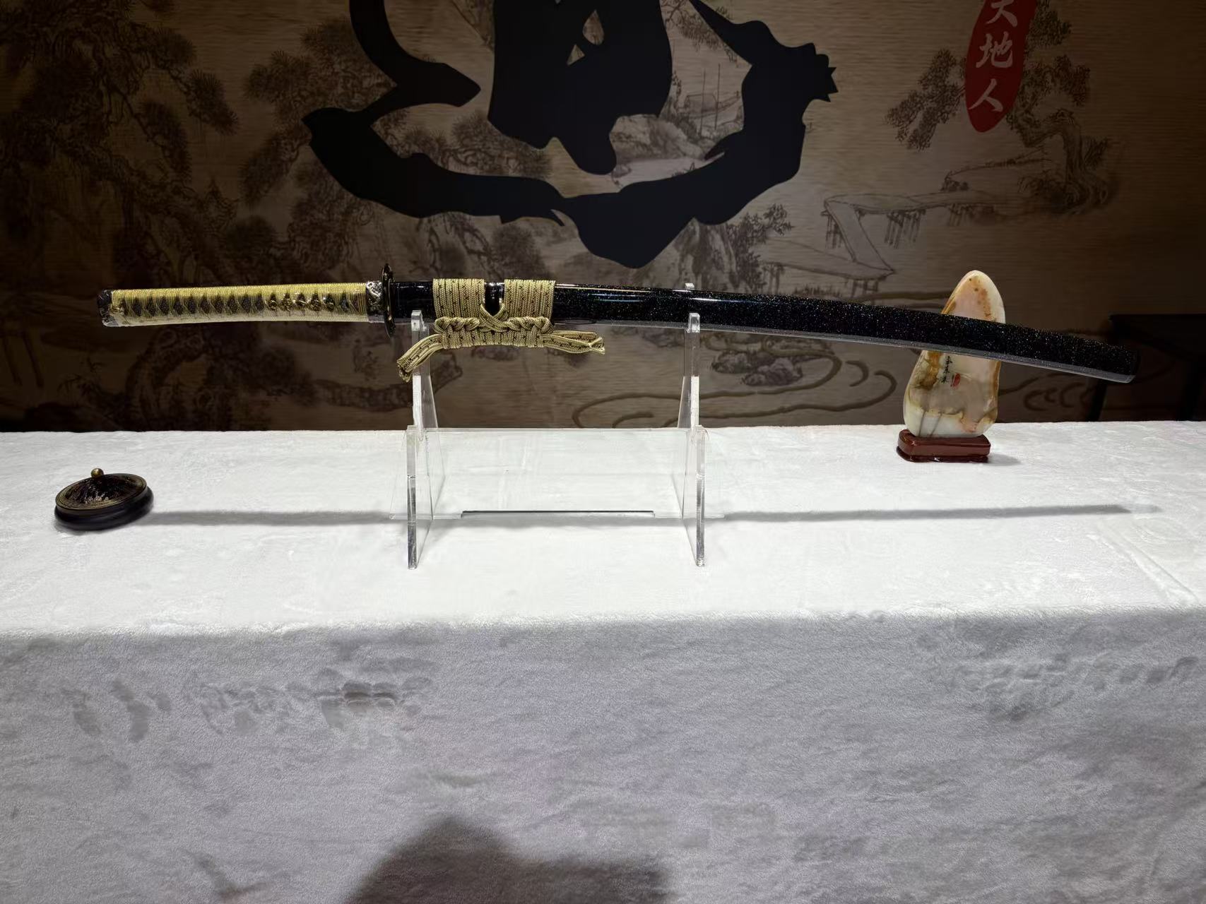 玉钢流灮刃 手工研磨 手工刀祖 正反绞垫纸 未开刃