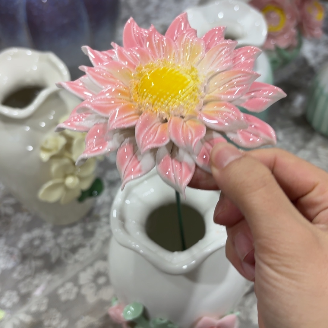 陶瓷花，拍满20发货，退款拉黑