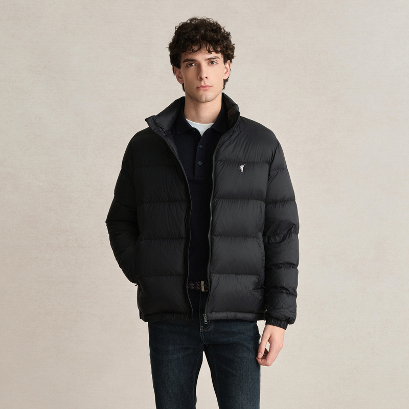【短款面包】POLOWALK25新男冬款立领时尚休闲运动加厚防水羽绒服