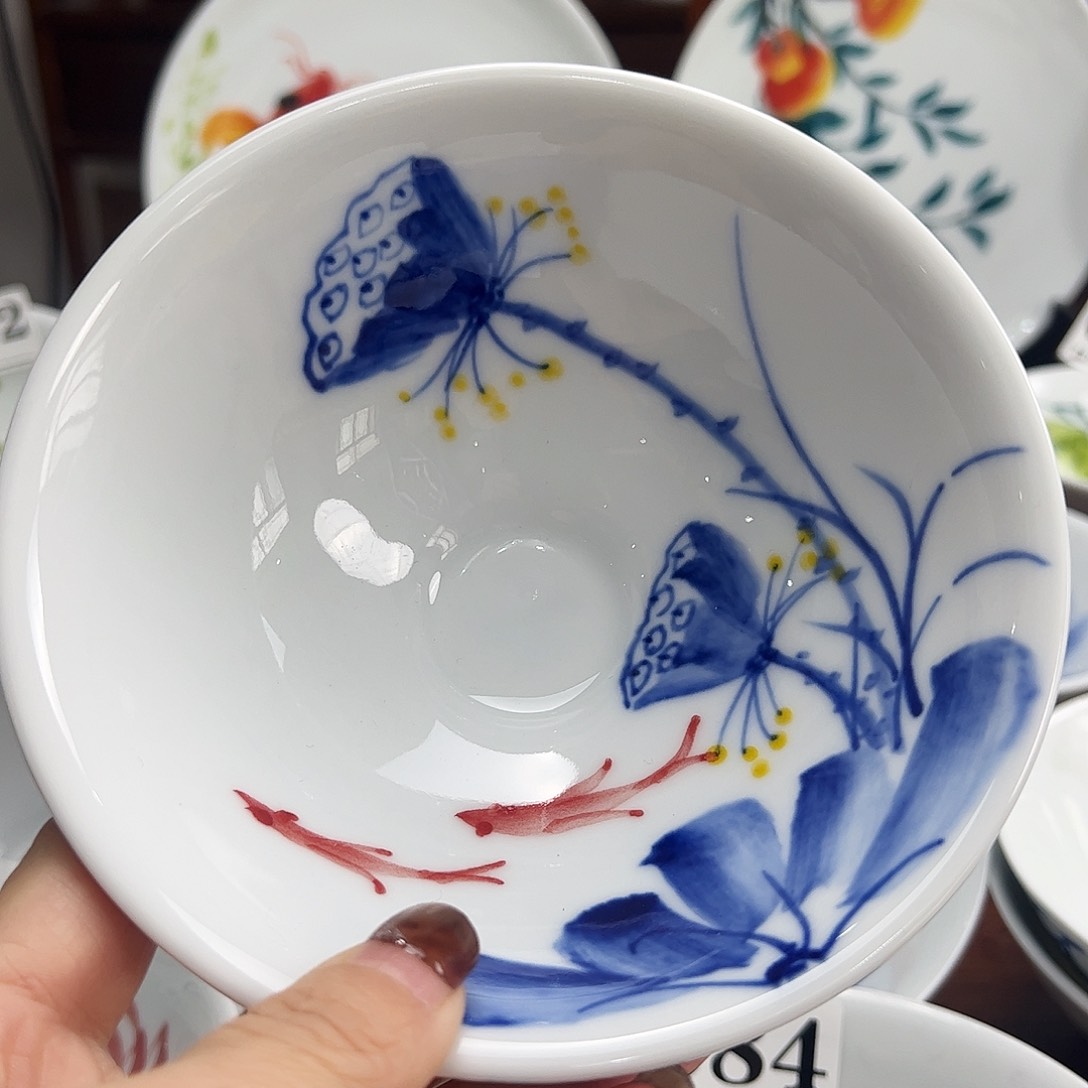 瓷片景德镇陶瓷手工手绘制作