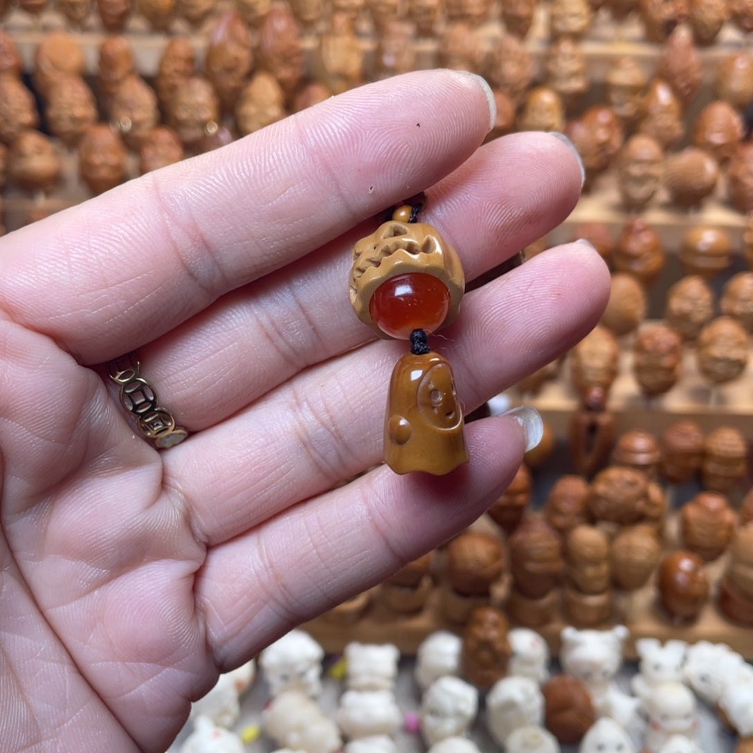 橄榄核手串/手链南瓜侧挂