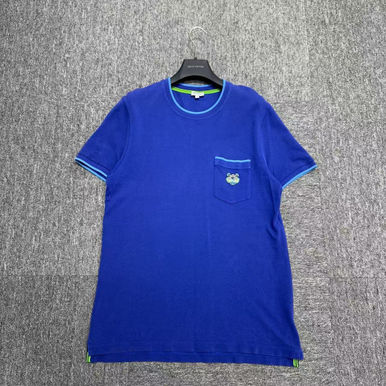 99新 KENZO/肯佐 Kenzo 虎头刺绣polo衫/M码 /98新/编码13293
