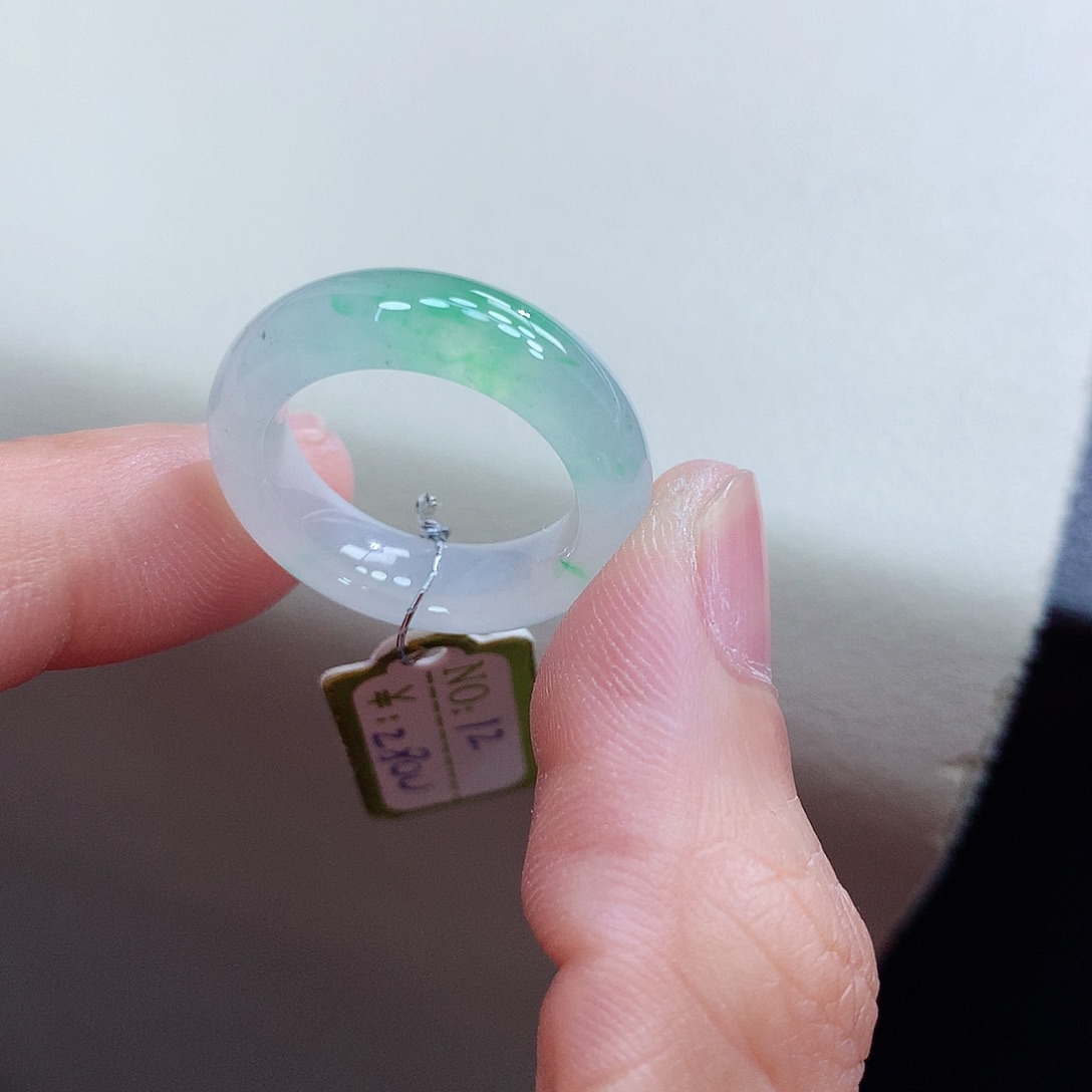未镶嵌戒指翡翠12号