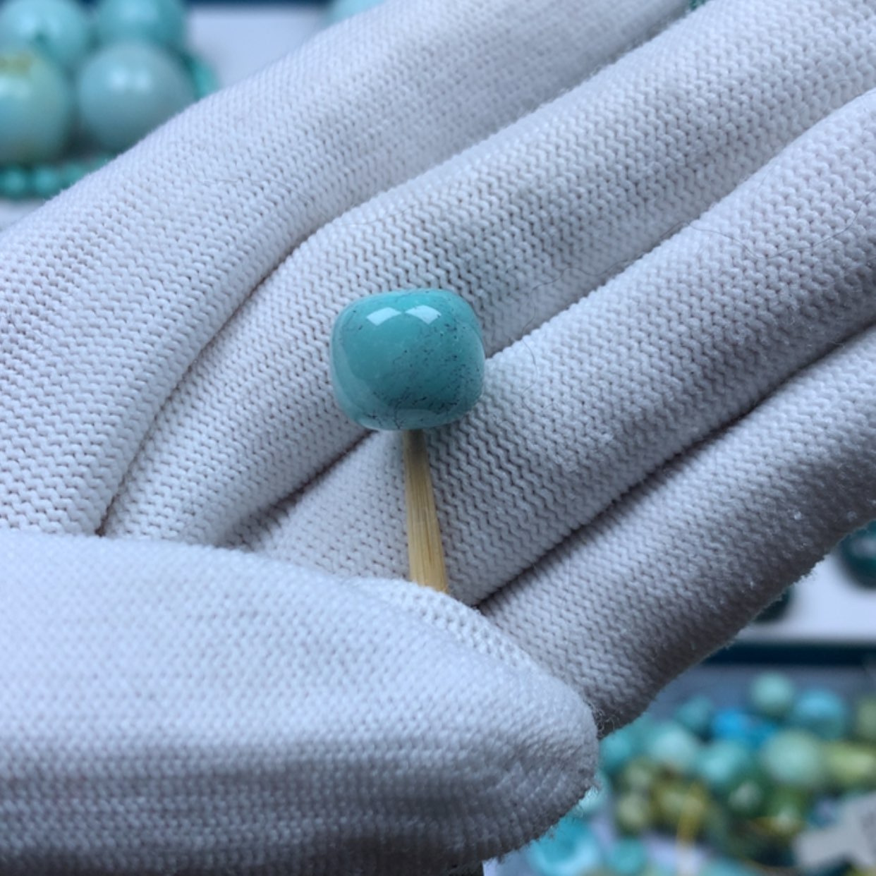 【闪购商品】绿松石珠宝奇石未镶嵌吃**饿