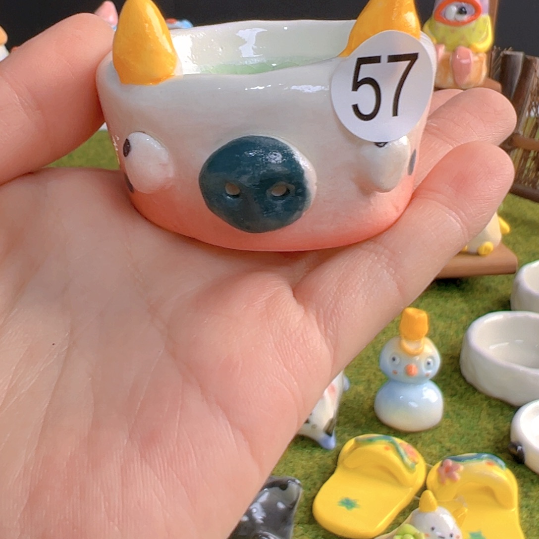 一***沫摆件纯手工制作的57