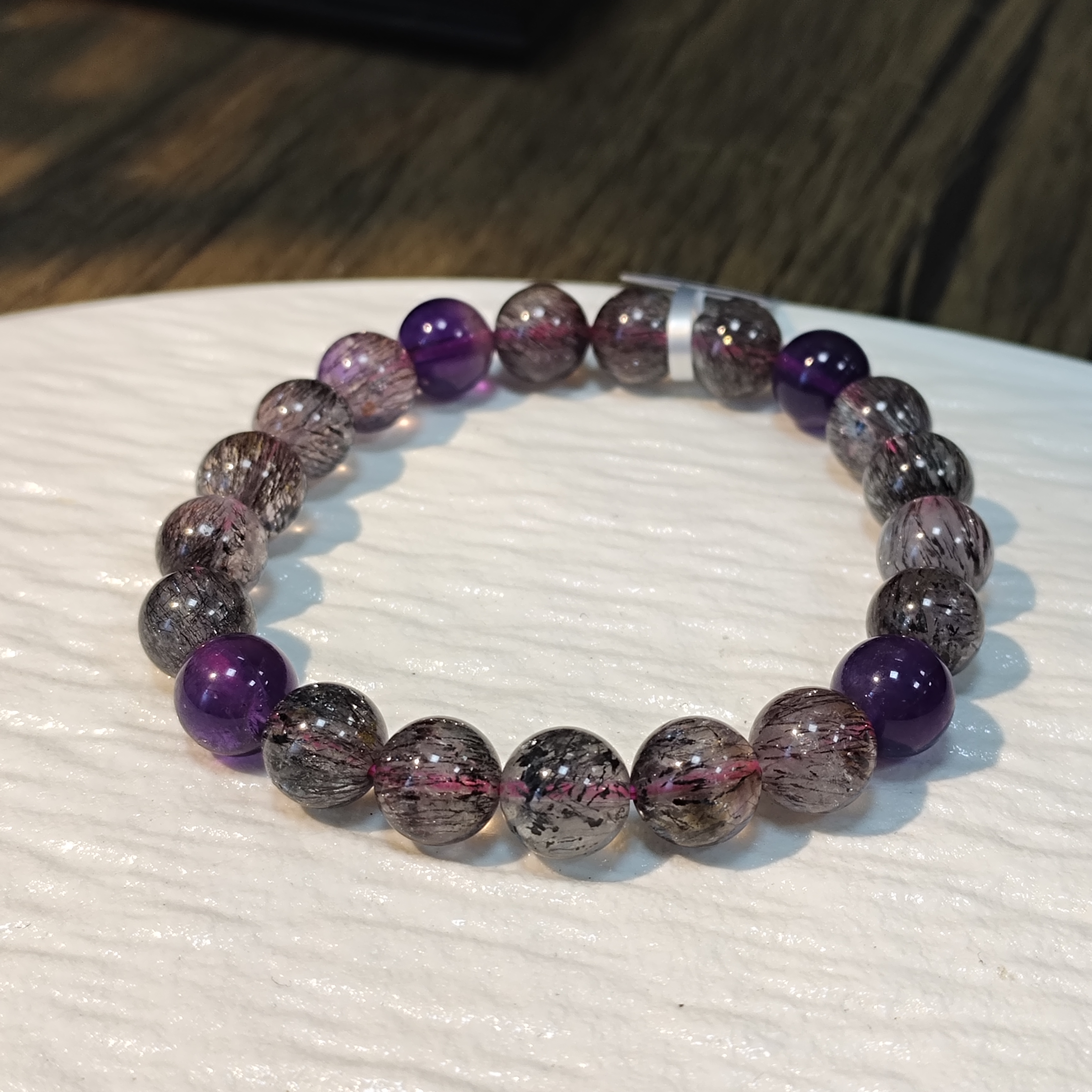 【书记甄选】天然超七单圈手链 多样性发一件 约 9mm GCK850