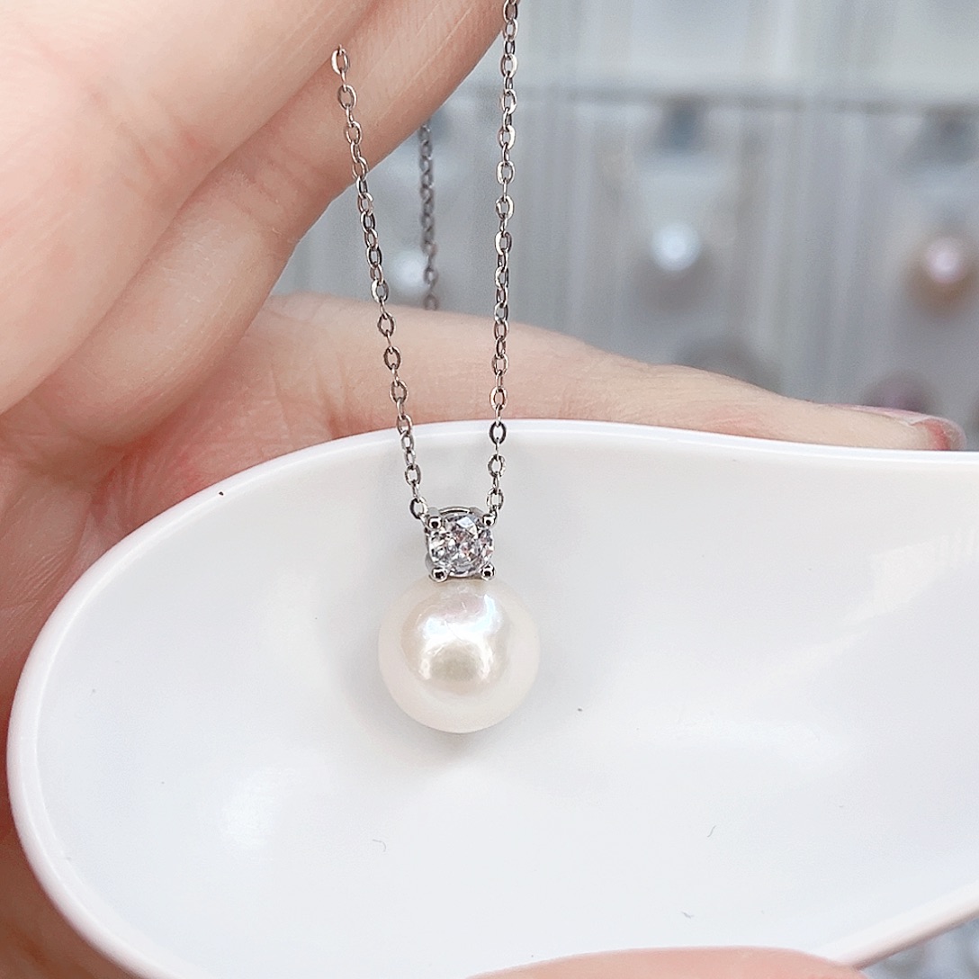 合金吊坠(赠链)淡水珍珠