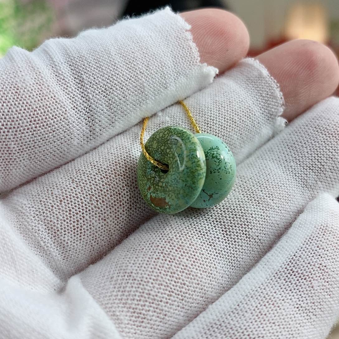 绿松石珠宝半成品未镶嵌