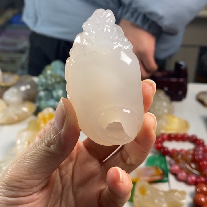 玛瑙/玉髓吊坠(不含链)未镶嵌