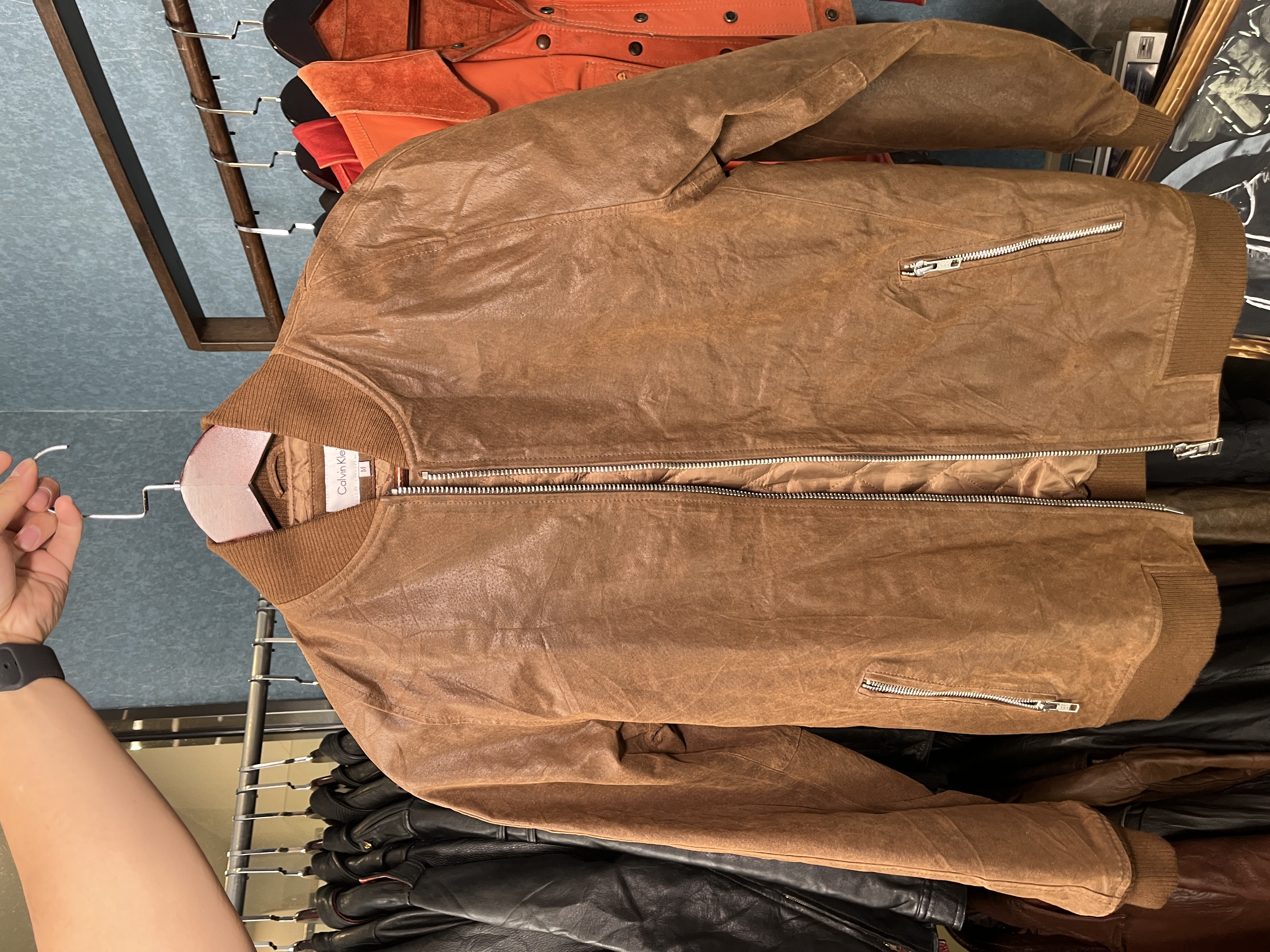 909-959萬禧复古真皮欧美休闲古着外套vintage男女同款