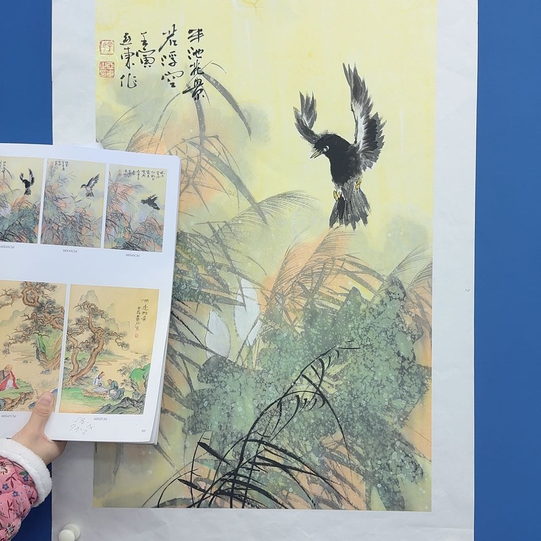 国画多次参加国内外大型