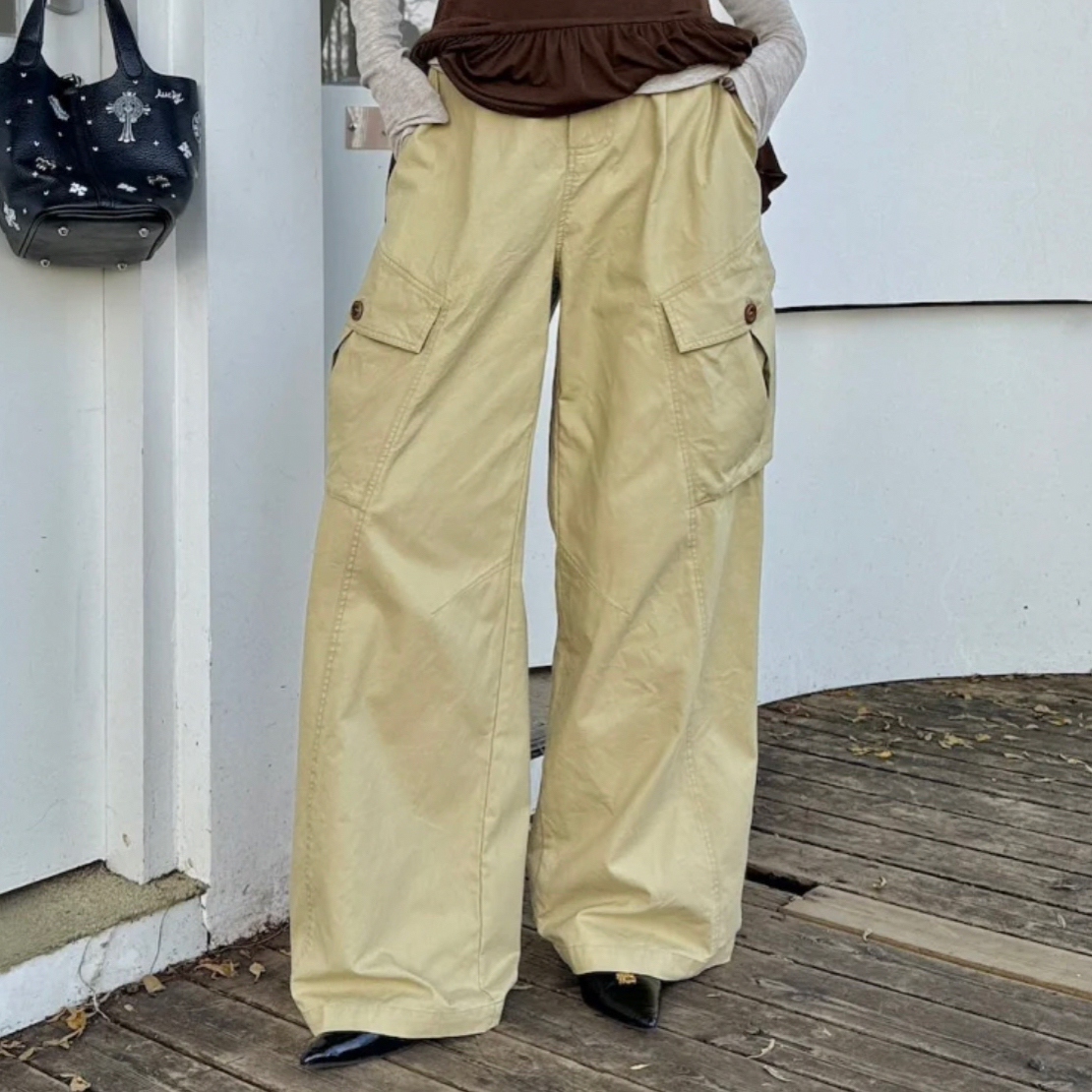 RAWVEIL ｜25秋冬新款上新「彩迹梦工厂」解构口袋工装裤长裤阔腿裤